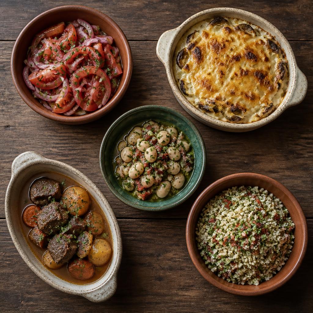 Plan de 5 platos para 1 persona